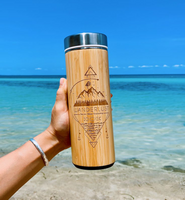 Customized Bamboo Tumbler with Tea Infuser
