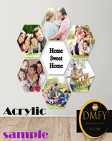 Customized Hexagon Photo Tile
