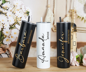 Customized Thermos Tumbler with Straw